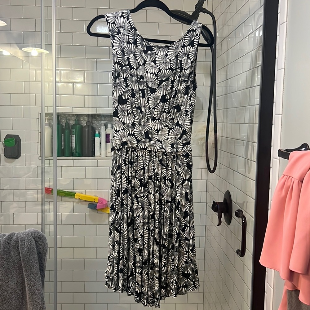 Black and white dress